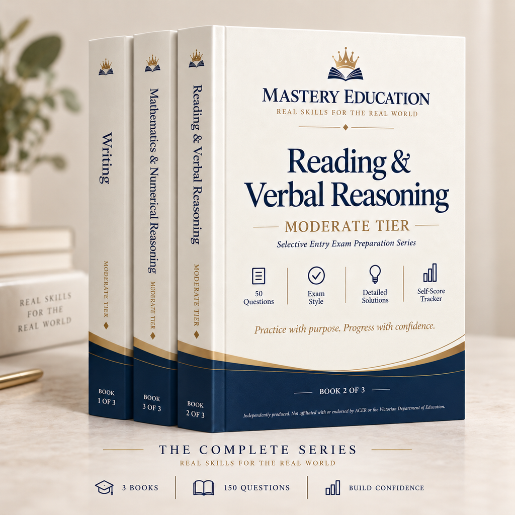 Reading & Verbal Reasoning — Complete Subject (All 9 Books)