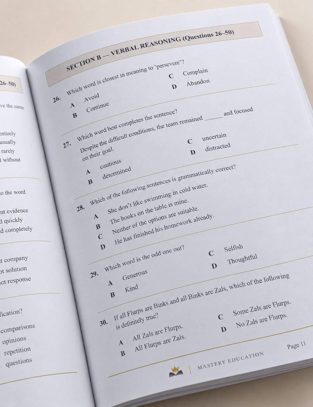 Reading & Verbal Reasoning — Complete Subject (All 9 Books)